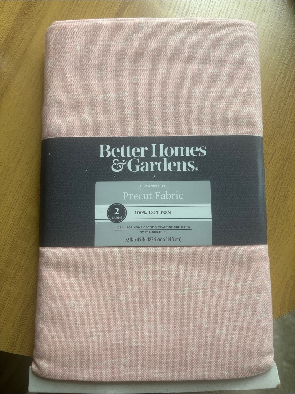 Better Homes And Gardens Blush Pink Cotton Precut Fabric